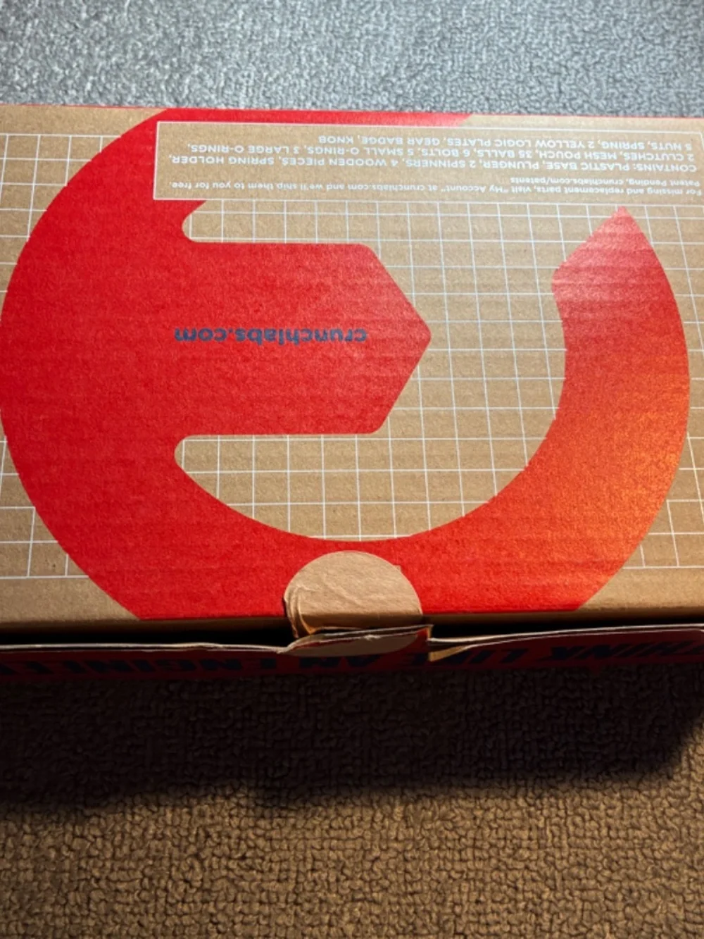 Rock Paper Spinner Crunch Labs Box Science Not Used Open Box Educational Toy